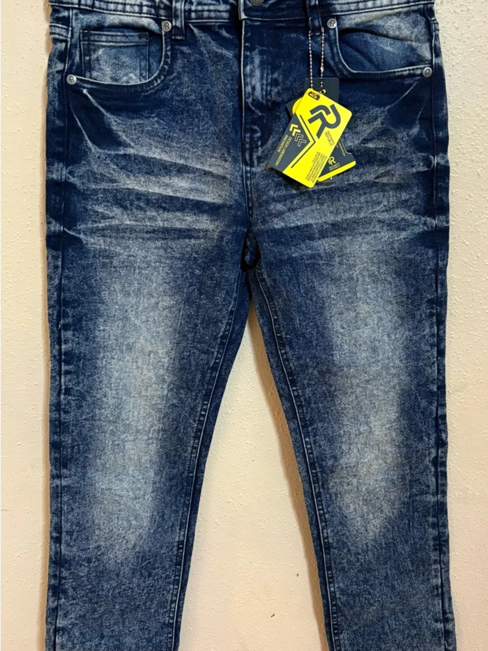 Boys  Washed Blue Jeans - Classic Slim Fit